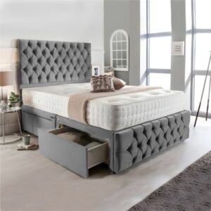 Chesterfield Matching Headboard & Footboard Divan Set