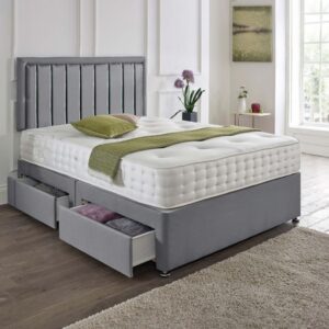 Cairo Headboard Divan Set – Choice of Mattress & Optional Storage