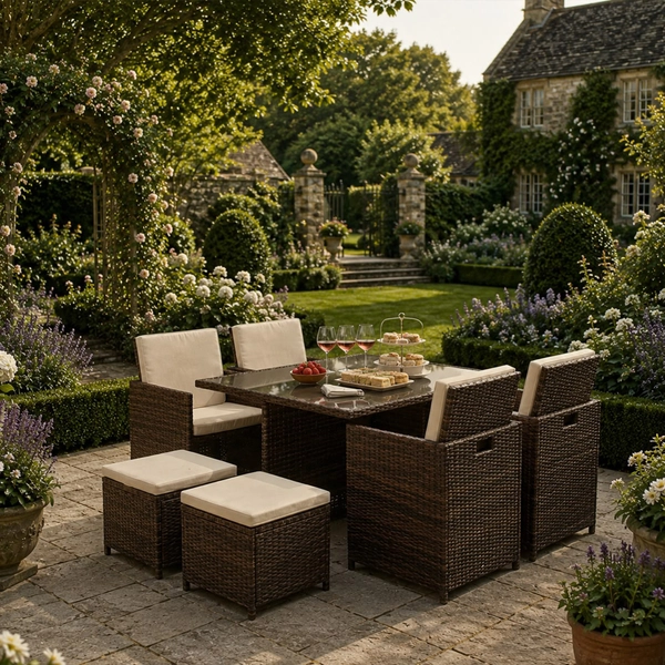 Nova Garden Dining Set - 9pc